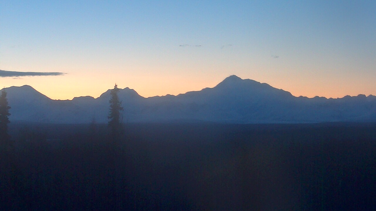 Denali on a clear day/evening